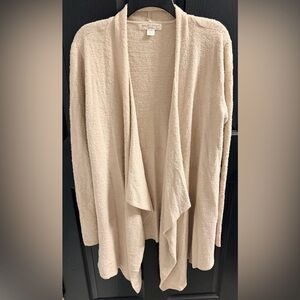 Barefoot Dreams Tan Women's Cardigan Super Soft Size L/XL